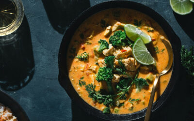 Découvrez notre délicieuse recette de poulet coco et curry