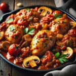 recette du poulet marengo et accompagnements