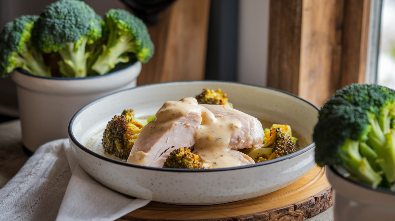recette poulet brocolis