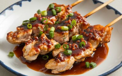 Yakitori au poulet : de délicieuses brochettes faciles à préparer