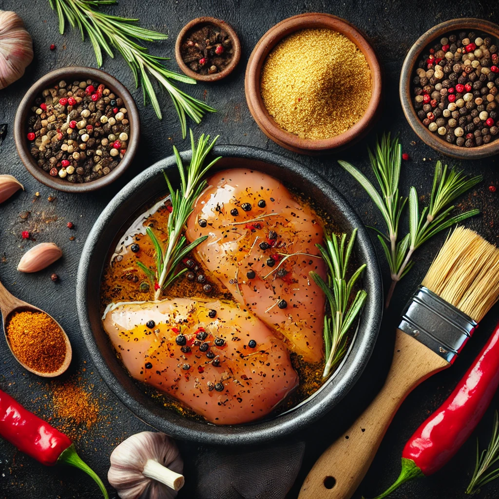 Marinade poulet sous vide